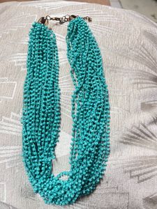 Boho Turquoise Beaded Statement Necklace