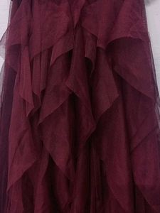 Wine Colour Dress