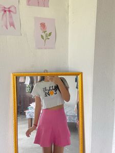 Cute Pink Mini Skirt