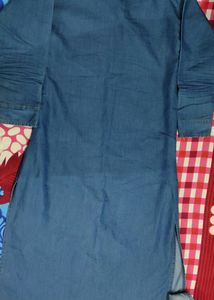 Denim Kurta