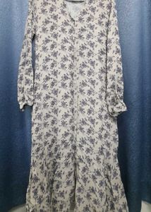 Cute Long Dress With Front Opening