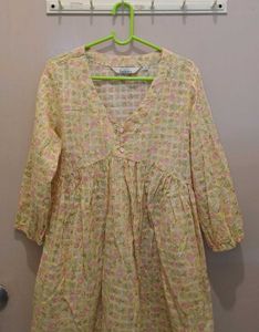 Floral Babydoll Tunic Top