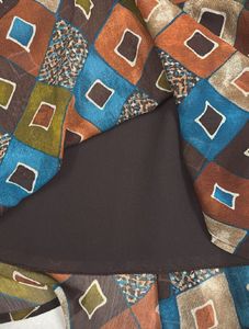 Patterned Knee length Skirt