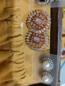 Combo Of Zirconia Studs - 4 Pair
