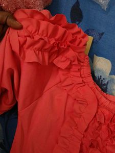 New Short Frock With Ruffles