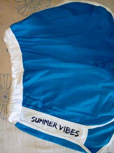 Blue &amp; White  Shorts