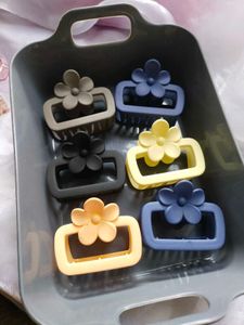 Pack of 2 different colours matte hair claw
