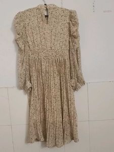 Floral Pleated Midi Dress