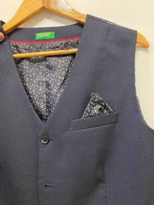 Benetton Navy Blue Vest