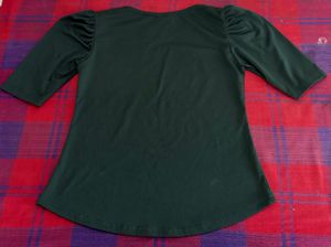 Elegant Dark Green Top