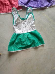 New Born Baby 0 to 3 Months Frocks Good Condition