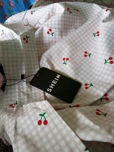 Cute Cherry Print Top