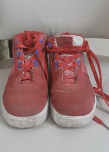 Red Casual Shoes