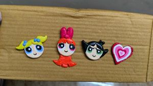 Powerpuff Girls Clay Fridge Magnets