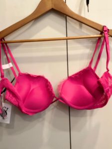 Hot Pink Bra Set