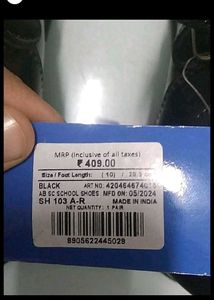 SchoolHop Black Shoes