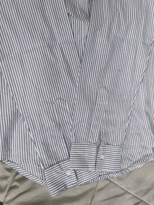 Striped Button-Down Shirt