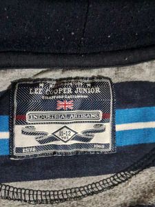 Striped Zip-Up Hoodie