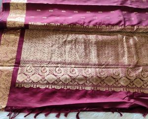 Women Maroon Silk Saree