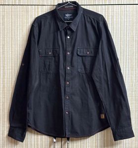 Black Long Sleeve Button Down Shirt