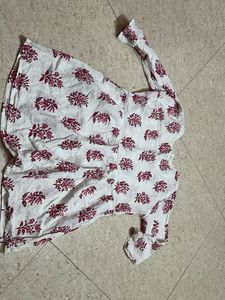 Floral Print Tunic Top