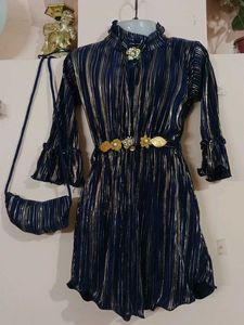 Party Wear 1 Piece Kids Dress Size 34