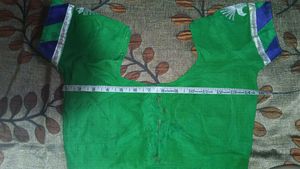 Green Readymade Saree Blouse