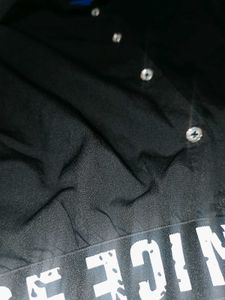Black Top With Attached Belt