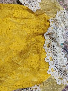 Yellow Lace Top