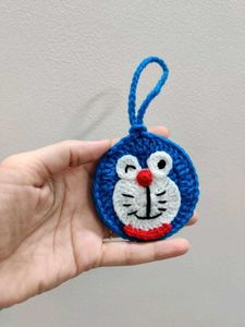 Doraemon Crochet Keychain