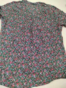 Floral Print Cotton Top - 40 Bust