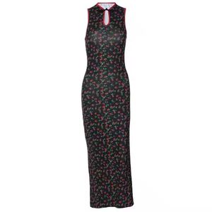 Black Floral Chinese Dress Newme