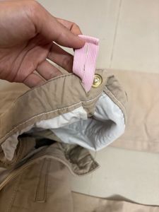 Khaki Straight Pants