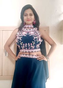 Crop Top Sharara Set