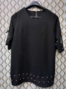 New With Tag Cute Black Korean Beads Top