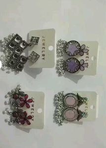 Combo Of 4 Earrings Set