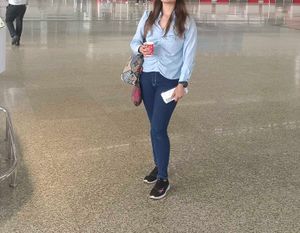 Baby Blue Zipped Shirt