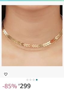 Leaf 2-Layer chain |Elegant,Nature-Inspired Design