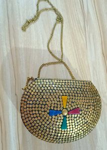 Multicolore Stone Clutch Sling-bag