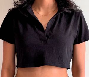 2 Black Cropped Top