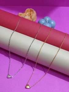 Set Of Two Heart Shape Necklace