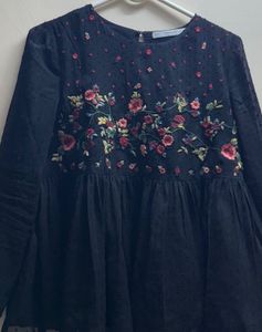 Floral Embroidered Top