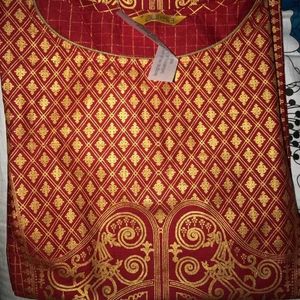 Aurelia Red Ethnic Kurta