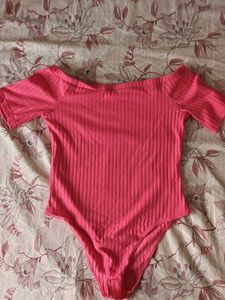 Cute Pink Bodysuit Top