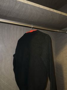 Cute Black Print Sweater🎀♠️