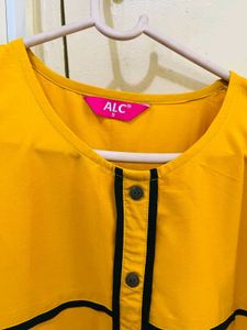 Yellow Kurti For Office🧡