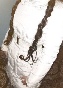 Elegant Ivory(cream)Puffer Coat(limited Deal)