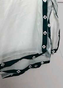 green kurti set with palazzo