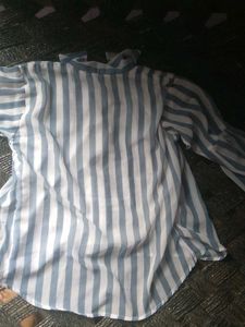 Striped Long Sleeve Top For Girls