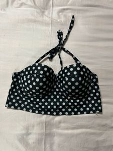 Polka Dot Bikini Top